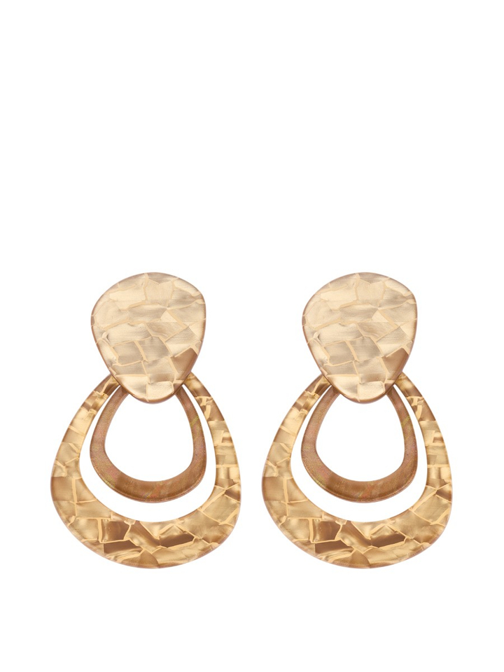 Beige oorbellen KONDO OB Les Cordes