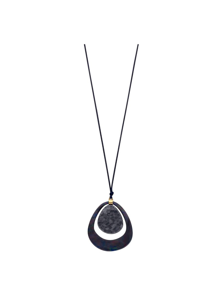 Donkerblauwe ketting Kondo lang Les Cordes