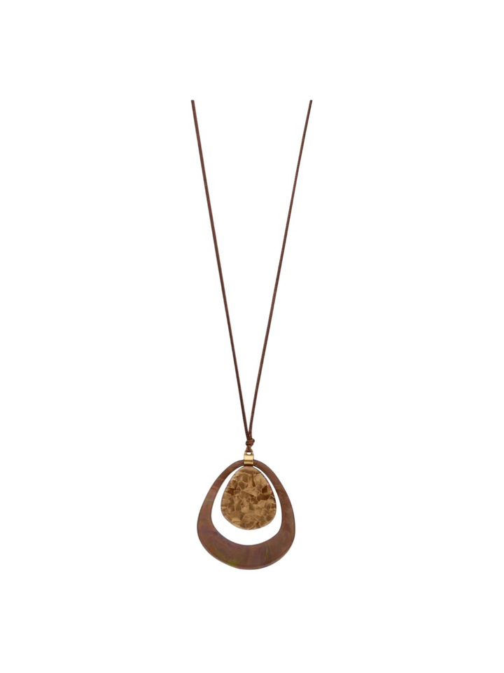 Beige ketting Kondo lang Les Cordes 