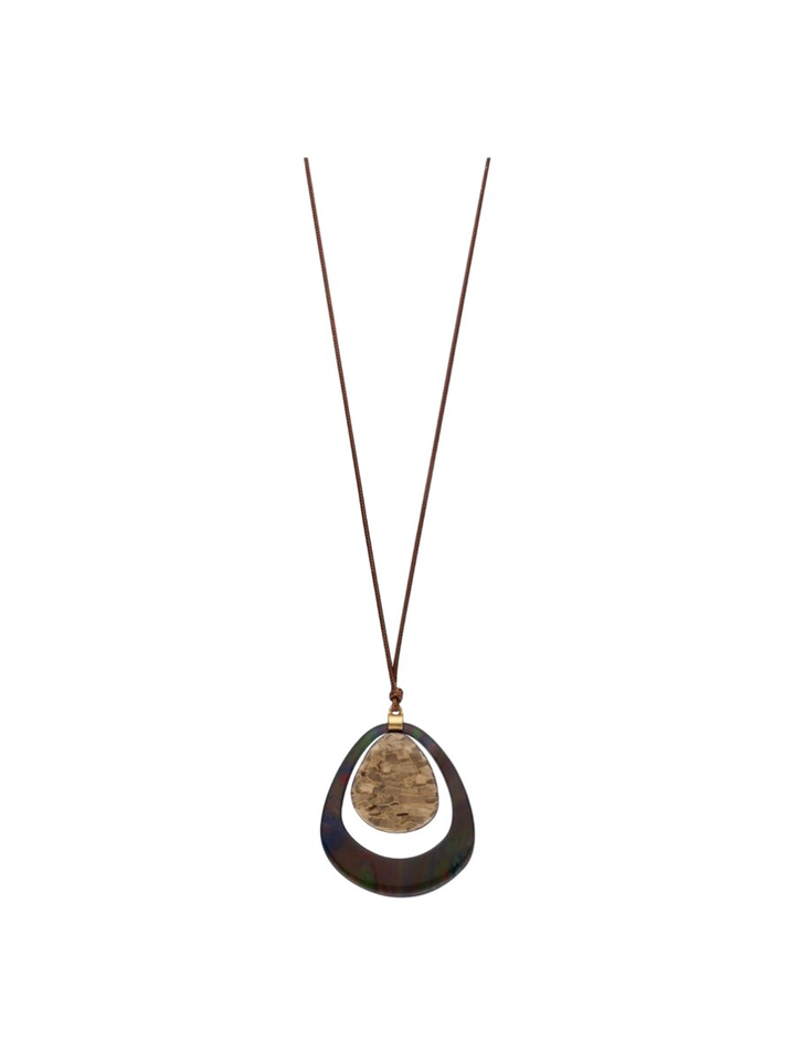 Taupe ketting Kondo lang Les Cordes 
