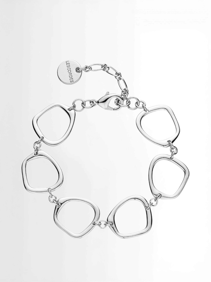 Zilveren armband Dalena AB Les Cordes
