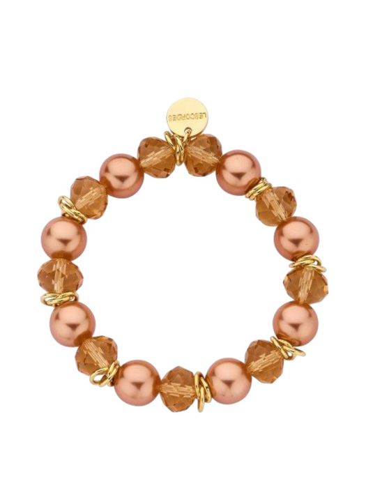 Beige armband Dokia AB Les Cordes