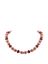 Aubergine ketting Dokia kort Les Cordes 