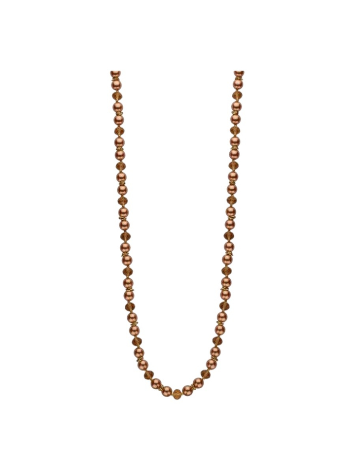Beige ketting Dokia lang Les Cordes