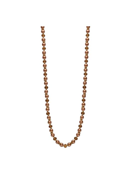 Beige ketting Dokia lang Les Cordes
