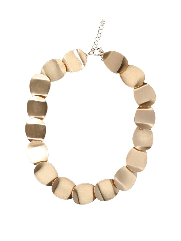 Goud kleurige ketting Goos Ketting Les Cordes