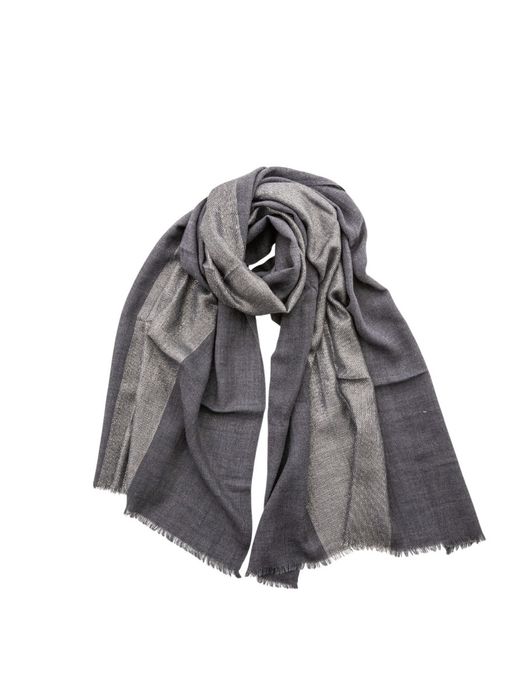 Donkerblauwe sjaal met glitterdetail Les Cordes