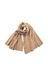 Beige wollen sjaal met kabel Les Cordes