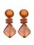 Cognac oorbellen KOB 30 Les Cordes 