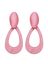 Roze oorbellen KOB31 Les Cordes 