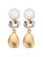 Ecru oorbellen KOB28 Les Cordes 