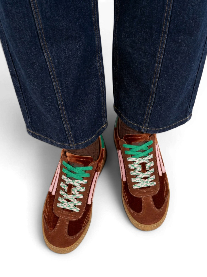 Bronze lage sneakers Puraai