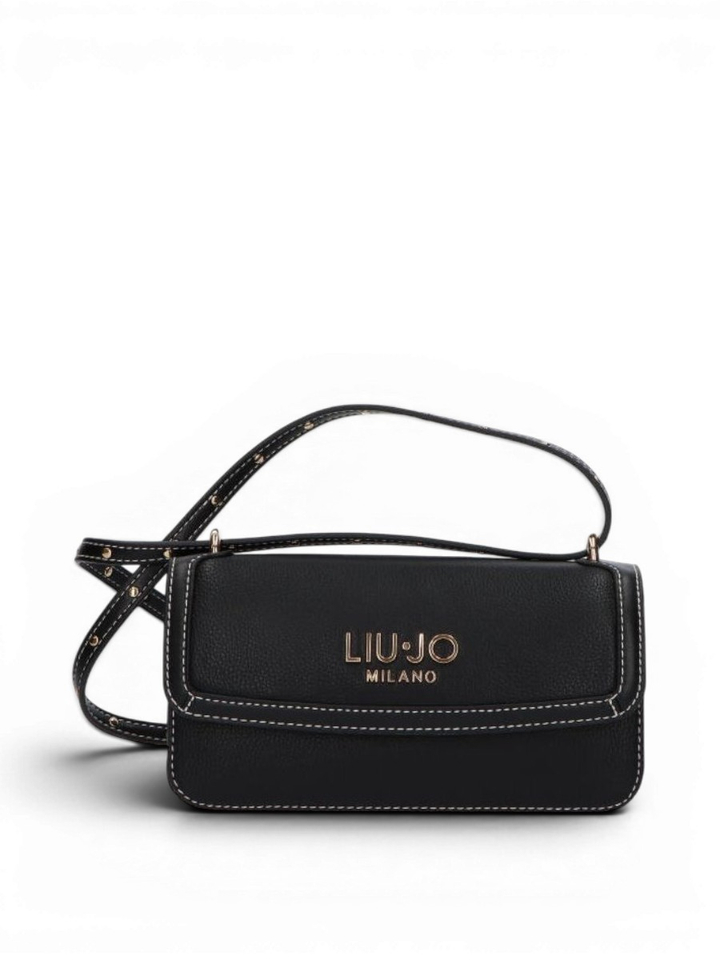 Zwarte crossbody met logo Liu Jo