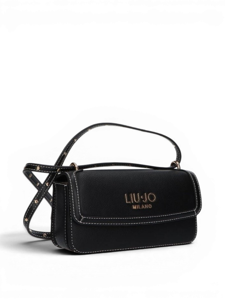 Zwarte crossbody met logo Liu Jo