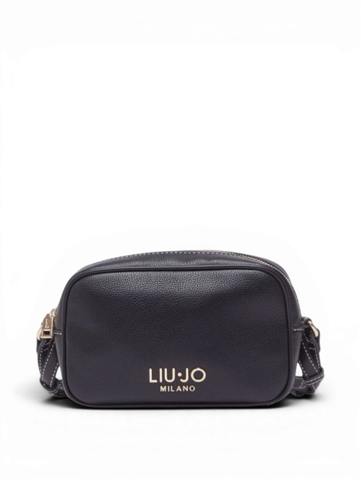 Zwarte crossbody met logo Liu Jo