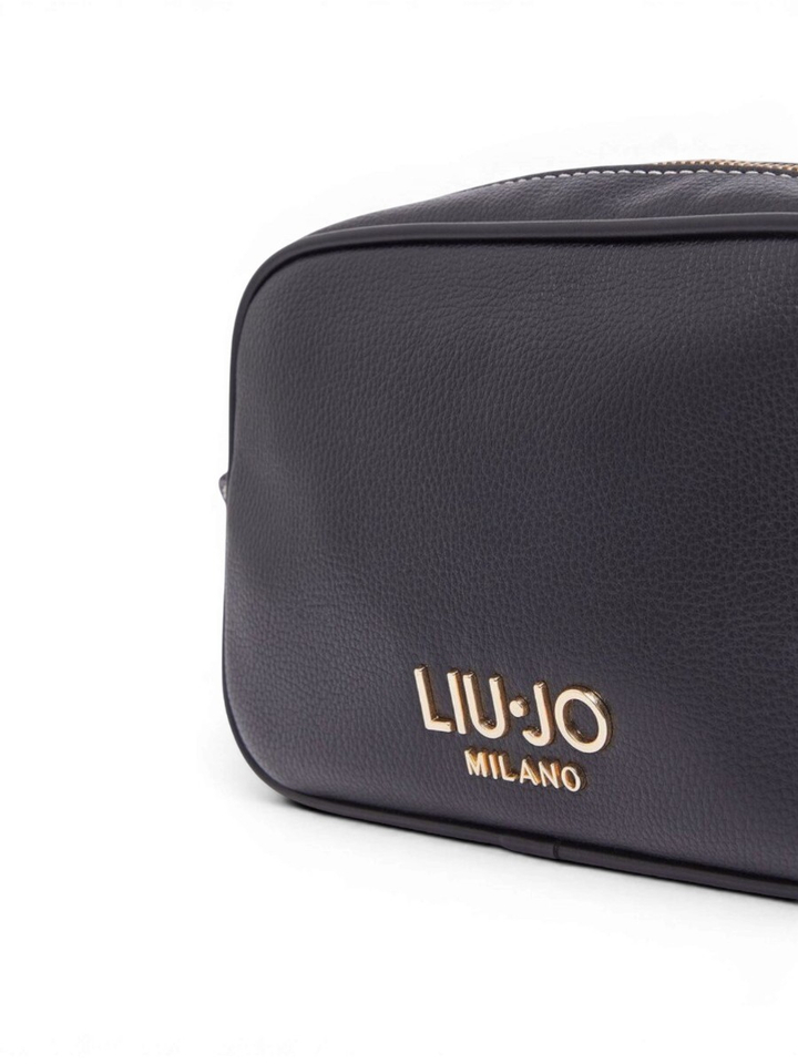 Zwarte crossbody met logo Liu Jo