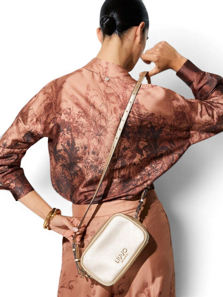 Gouden crossbody met logo detail Liu Jo 