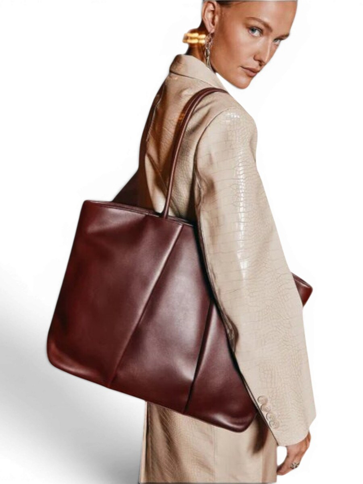 Garnet Brown handtas Horizon Tote Kaai 