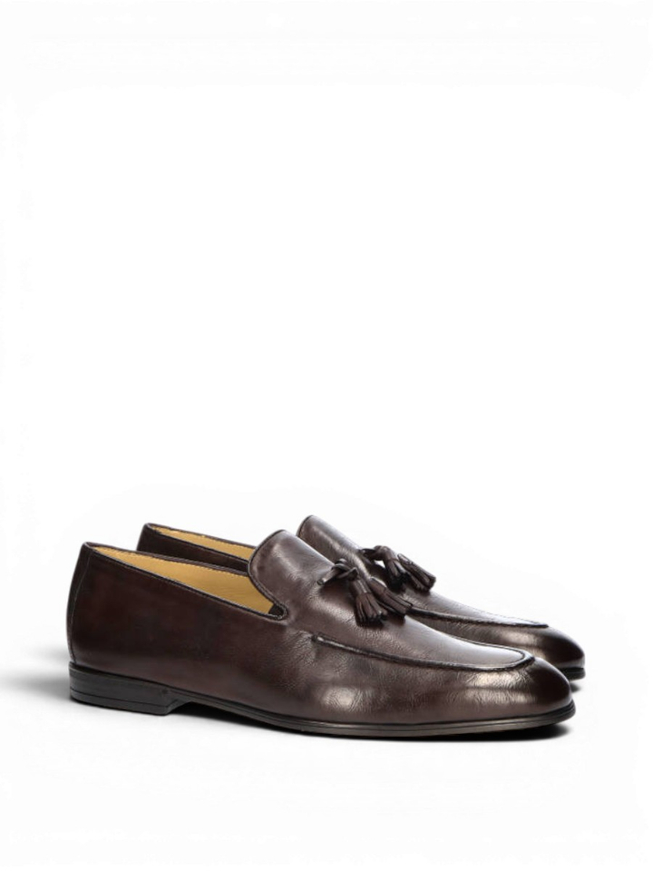 Bruine moccasins Testa Rossano Bisconti 