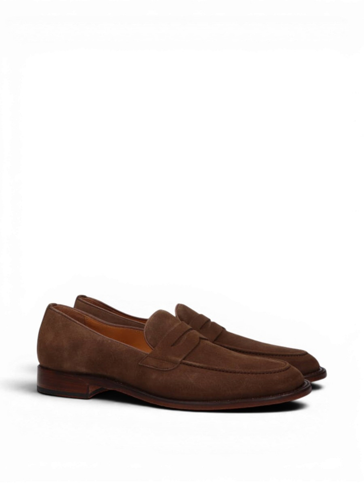 Bruine lage schoenen Cordwainer