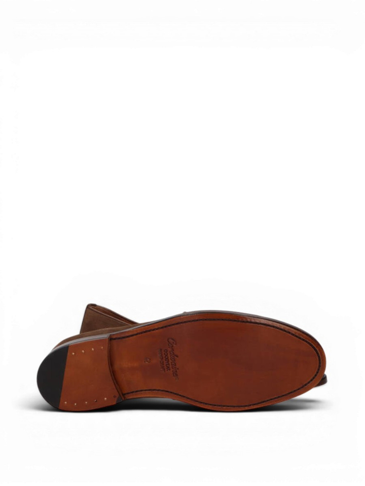 Bruine lage schoenen Cordwainer