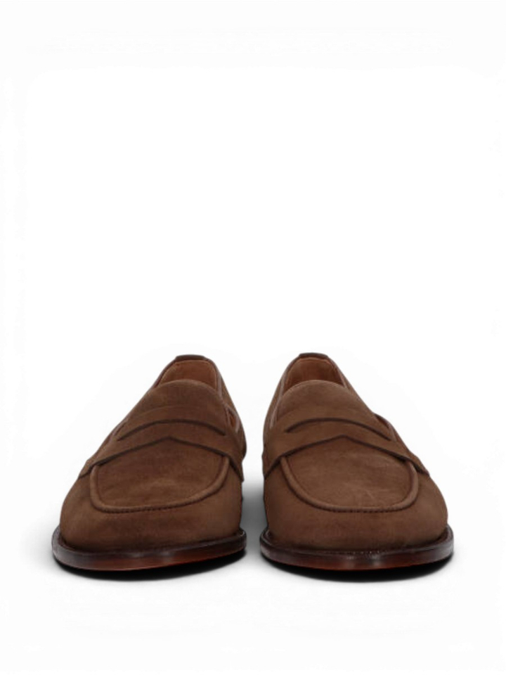 Bruine lage schoenen Cordwainer