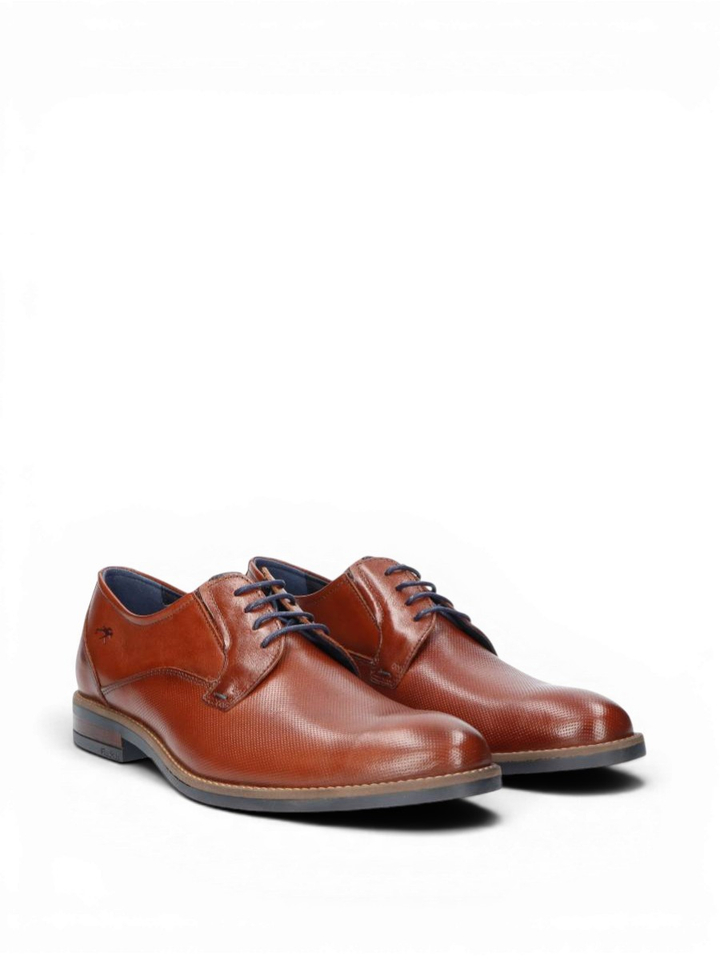 Cognac kleurige geklede schoenen