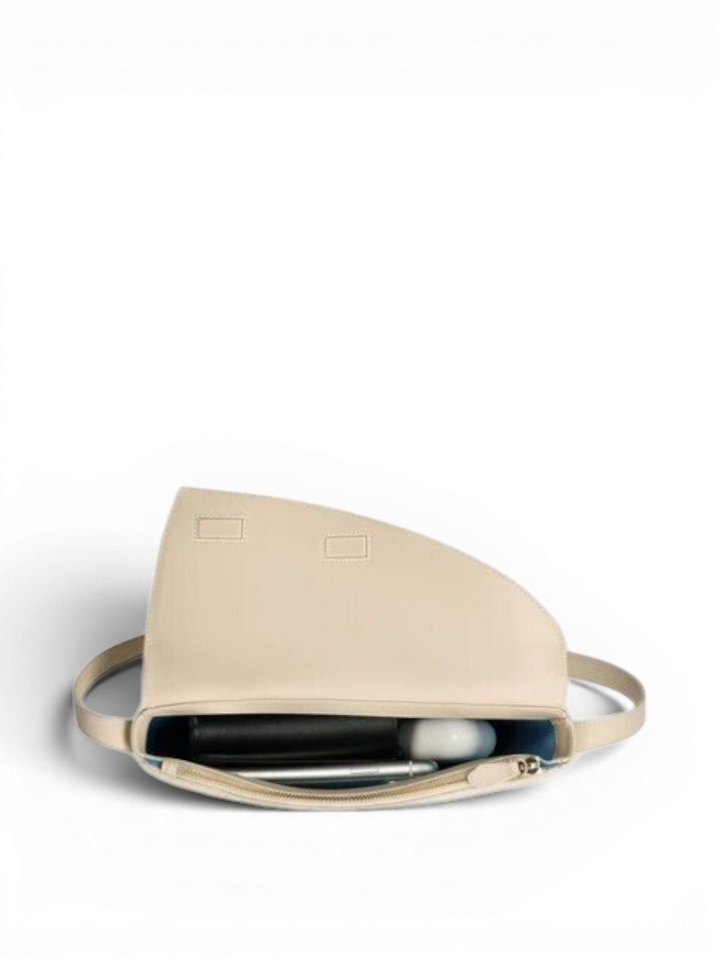 Soft touch crème handtas Rebel Saddle Kaai