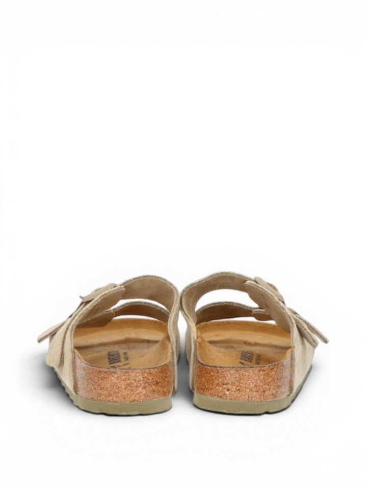 Faded kaki Arizona suede leather Birkenstock 