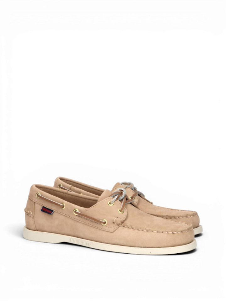 Beige camel docksides Sebago