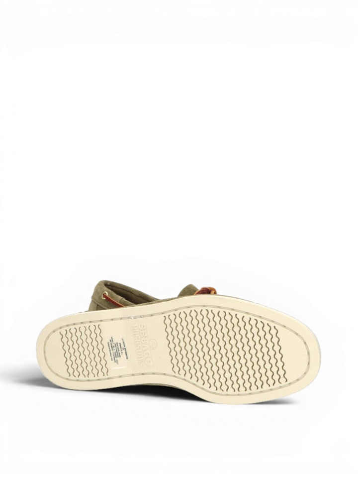 Kaki groene docksides Sebago