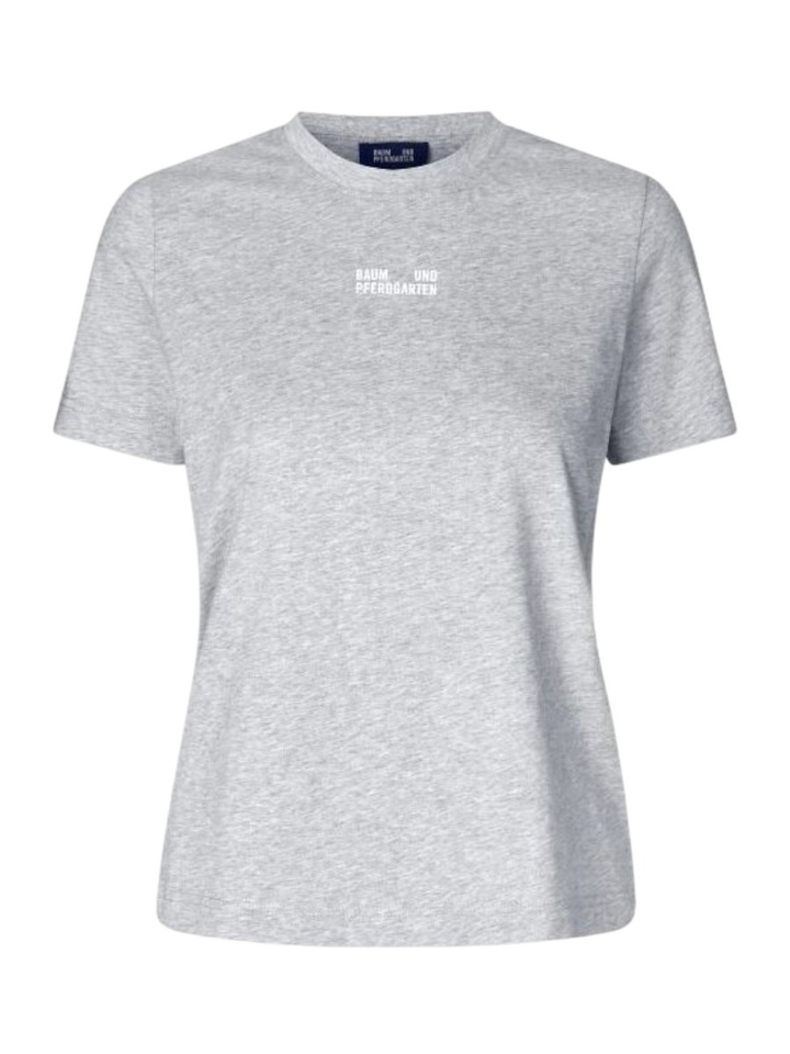 Grijze t-shirt met merknaam Jalona Baum Und Pferdgarten 