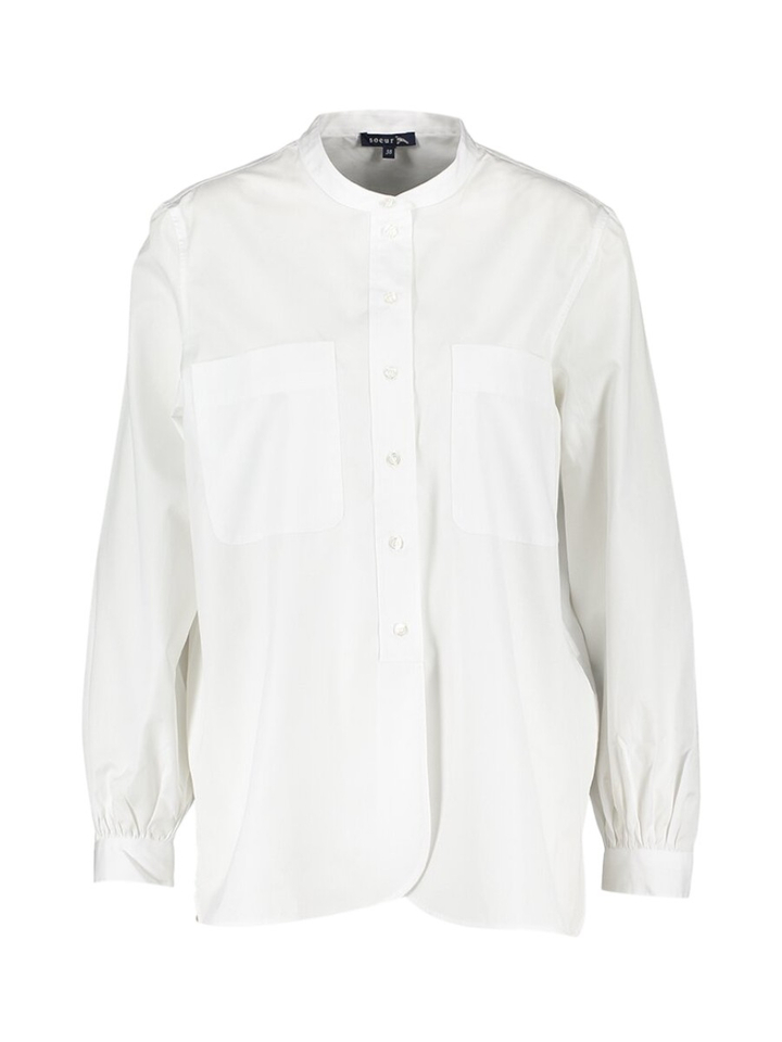 Witte hemdblouse Laurette Soeur