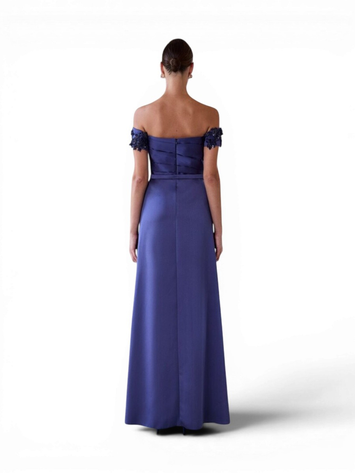 Donkerblauw gala kleed Carla Ruiz