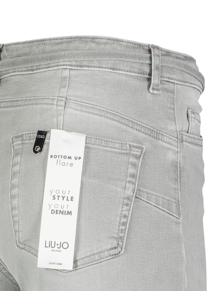 Grijze flare jeans met riem Liu Jo