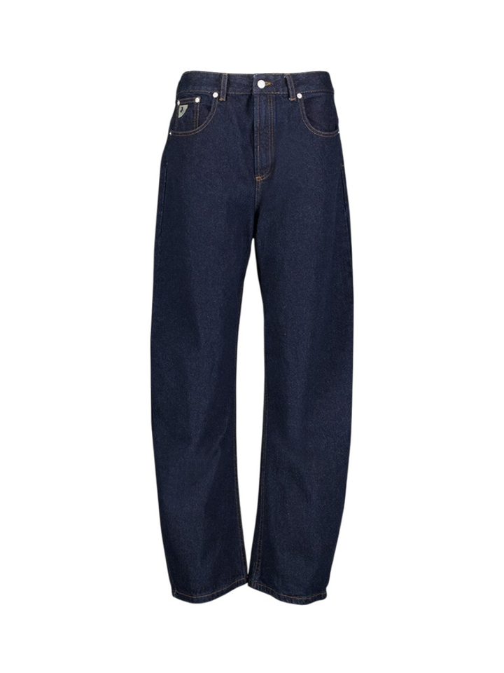 Donkerblauwe loose fit jeans Dali Lois