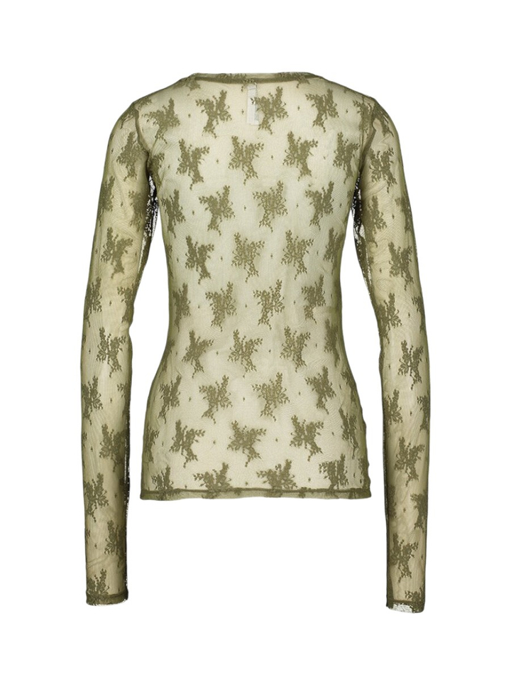 Kaki kanten t-shirt met lange mouwen Imperial 