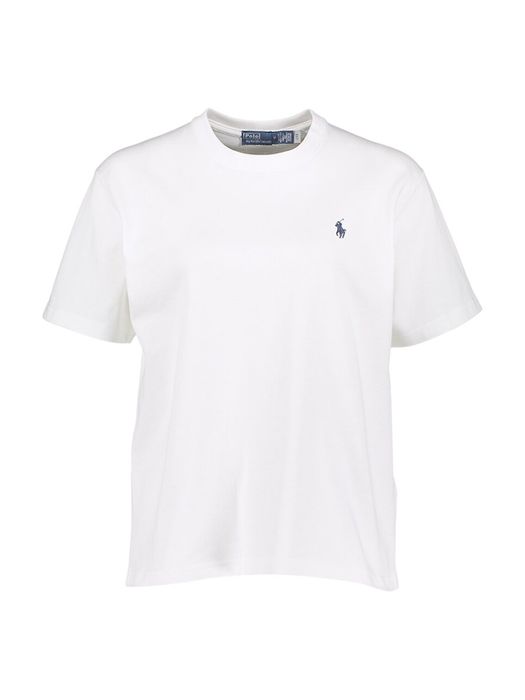Witte katoenen t-shirt Ralph Lauren