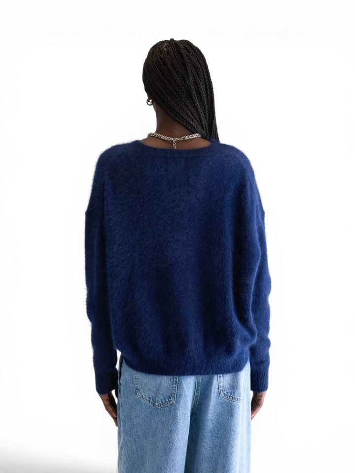 Donkerblauwe trui Bellerose