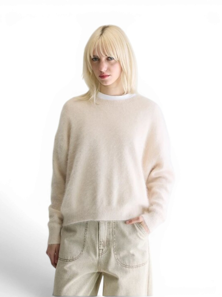 Beige trui Parchemin Bellerose