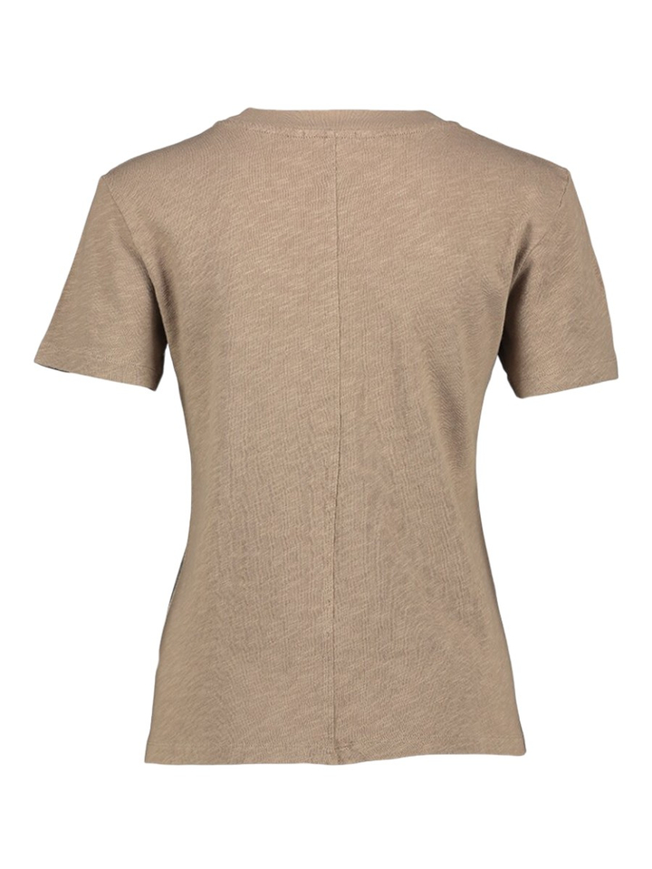 Bruine katoenen t-shirt Son American Vintage
