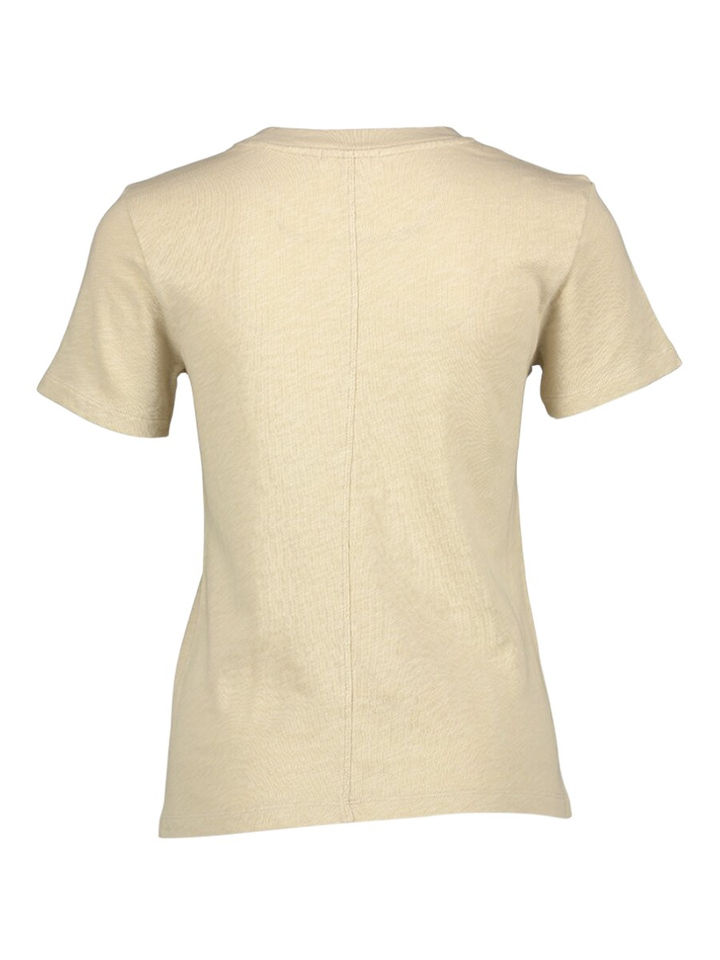 Beige katoenen t-shirt Son American Vintage