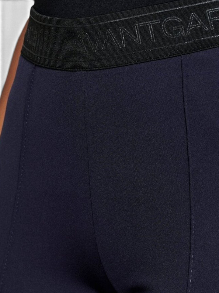 Blauwe comfortabele broek met elastiek Aliisa Flaired Rosner 