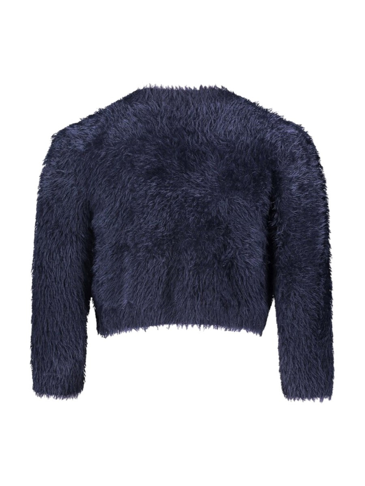 Donkerblauwe fluffy bolero Vera Mont
