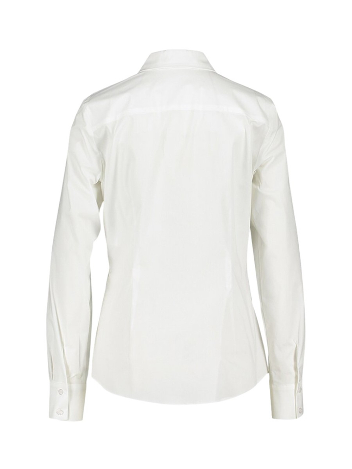 Witte klassieke blouse met knopen Halifax Xandres