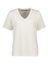 Ecru t-shirt met V-hals Floy Xandres
