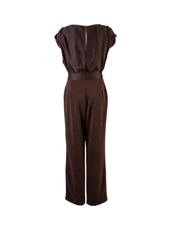 Donkerbruine jumpsuit Swing