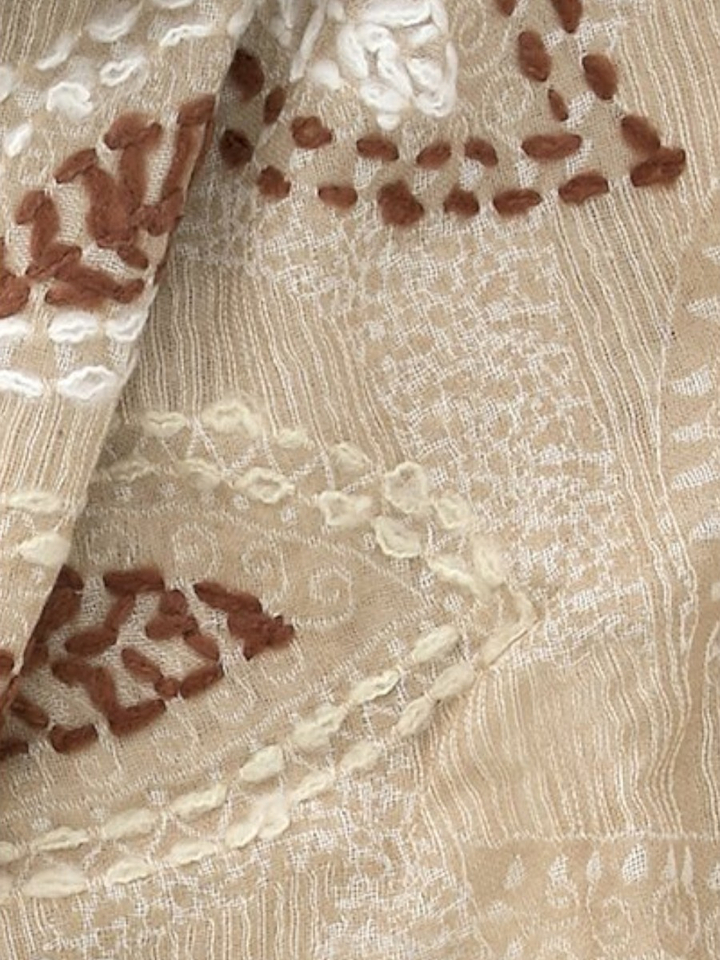 Beige sjaal Hina Bo'Vie