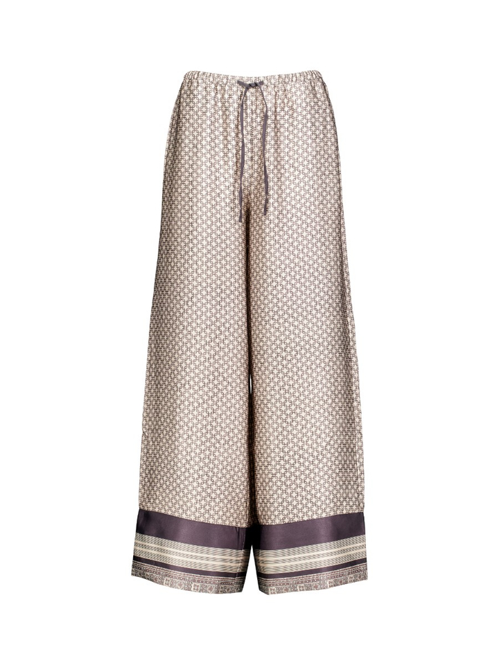 Beige broek met print Sora Neo Noir