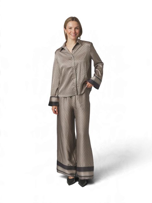 Beige broek met print Sora Neo Noir